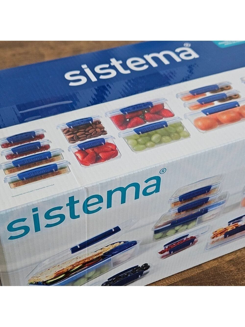 Sistema 32 Piece Food Storage Container Set | BPA Free | New in Box